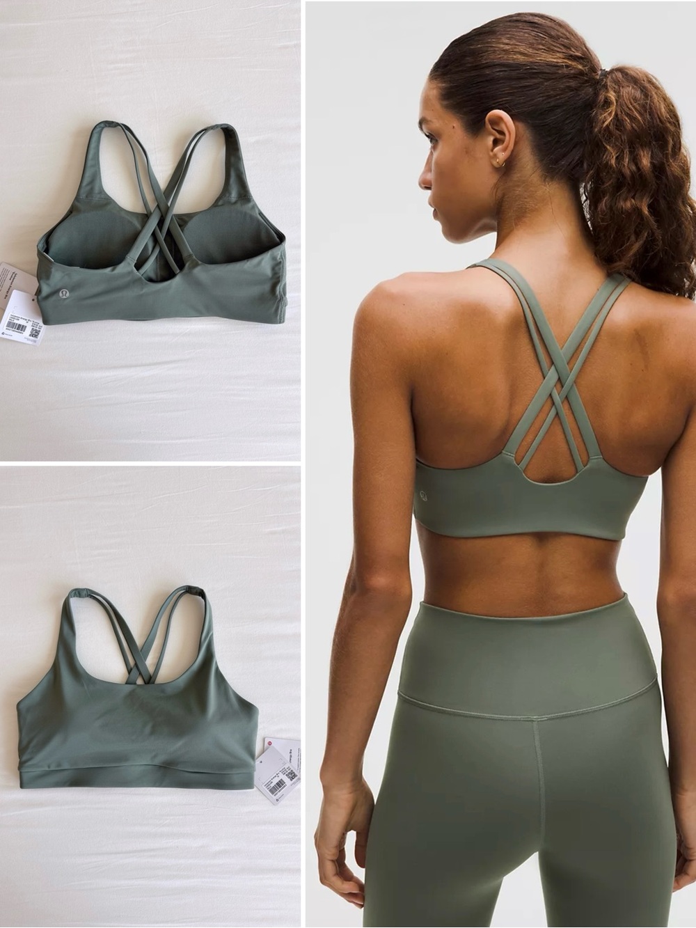 NWT lululemon Energy Bra Medium Support, B-D Cups *Evolve Size Medium